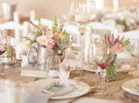 Matrimonio Shabby Chic Centrotavola Con Libro